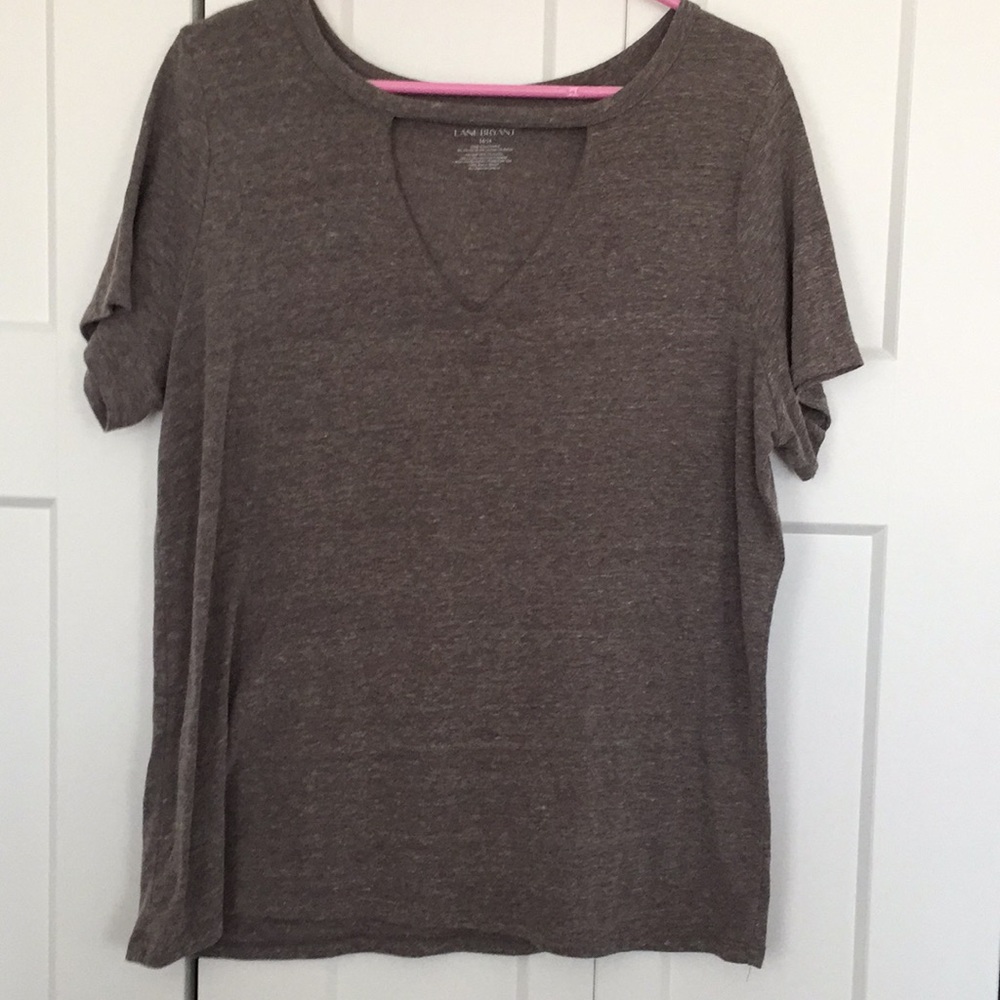 Lane Bryant key-hole t-shirt